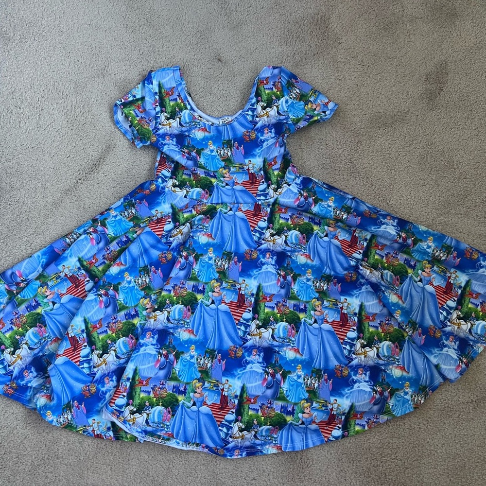 Wild rich kids Cinderella twirl dress size 11/12